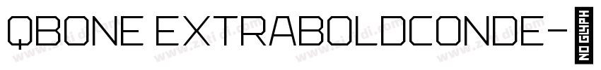 QBOne ExtraBoldConde字体转换 QBOne ExtraBoldConde字体转换